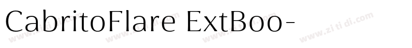 CabritoFlare ExtBoo字体转换